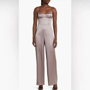 NEW ASTR satier bustier jumpsuit medium B1603